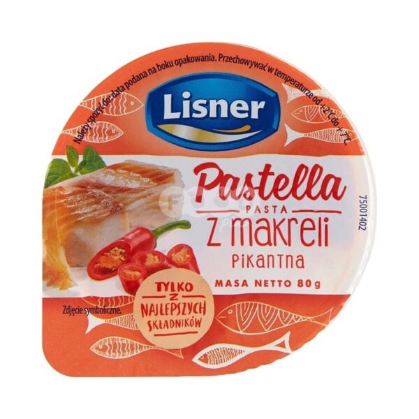 Pastella Pasta z makreli pikantna Lisner
